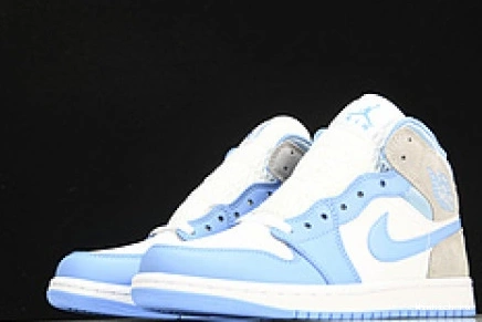 Grey 1 AIR NIKE Mid  Blue University JORDAN 1122